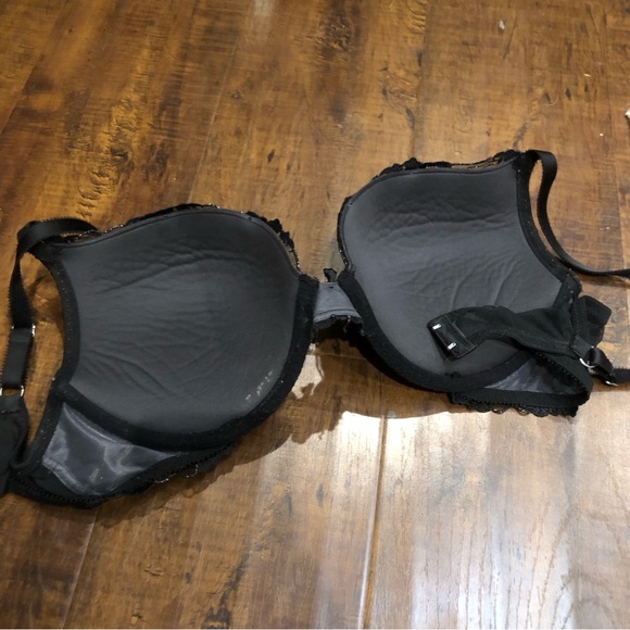 Victoria’s Secret Dream Angels Black Lace Rhinestone Push up Bra - Picture 4 of 5